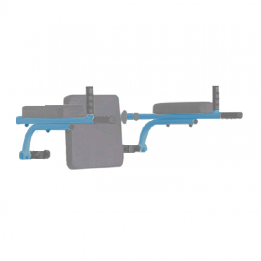 Брусья откидные со спинкой Midzumi Heikobo (цвет небесная лазурь)