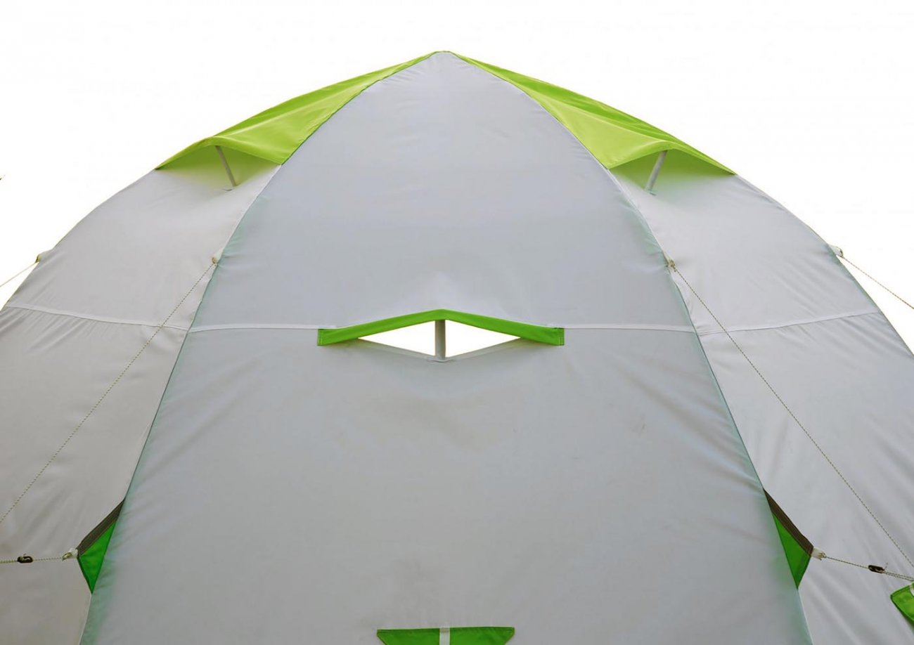 Зимняя палатка ЛОТОС 5С (без пола; стеклокомпозитный каркас)