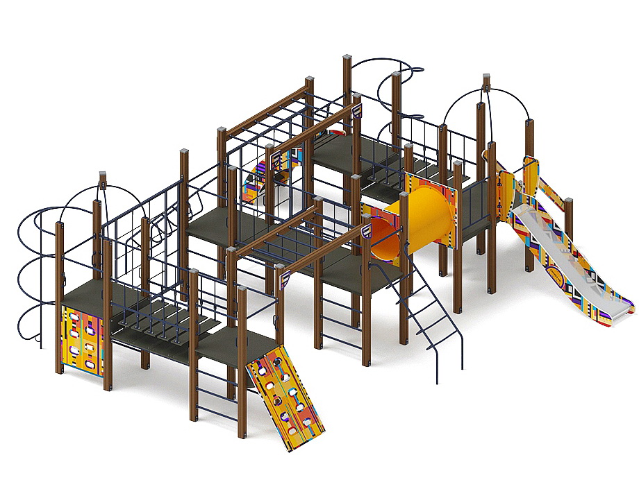 СПОРТ (Ритм) детский игровой комплекс ДИК 2.06.01-01 (H=1200)