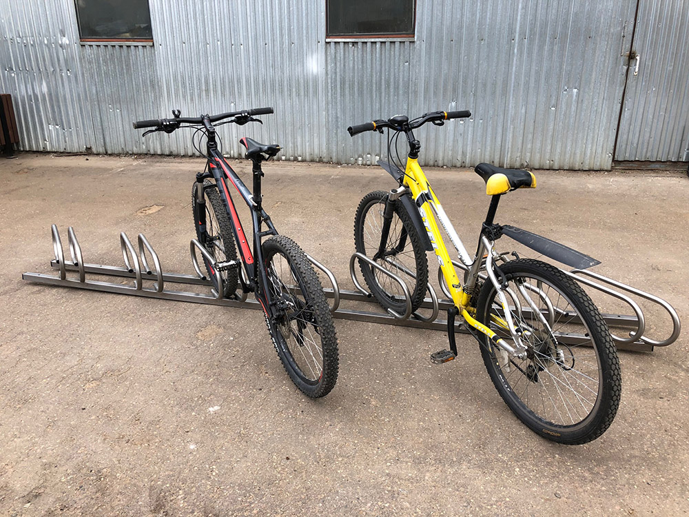 Велопарковка VP71A-45 ТУР де ФРАНС, нержавеющая сталь