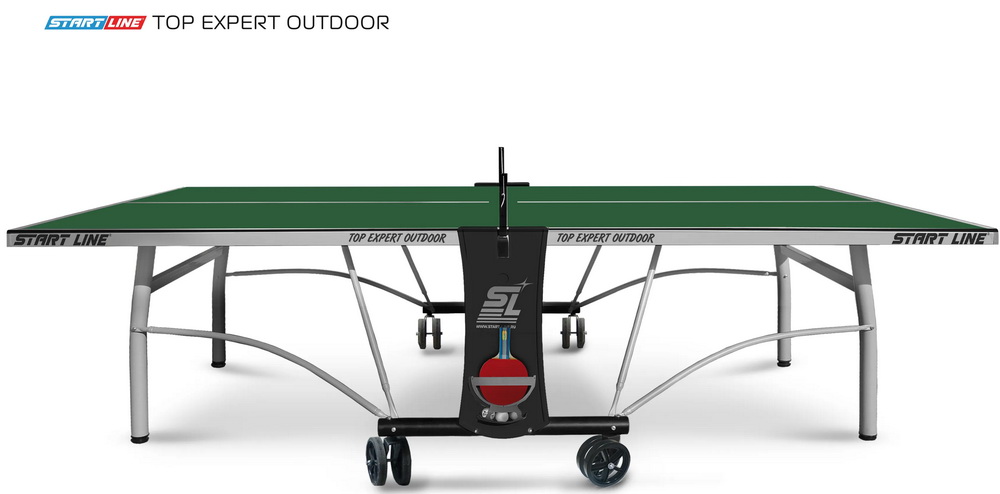 Стол теннисный START LINE Top Expert 6 Всепогодный Зелёный