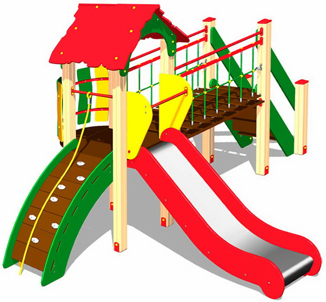 Детский игровой комплекс ZION Домик из Простоквашино (КД048)