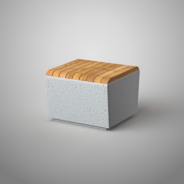 Скамья ОНДА бетонная С-66-60