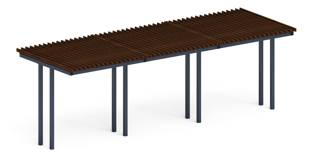 Пергола Тент (прямая) МФ 77.04.03-01 /без поликарбоната/