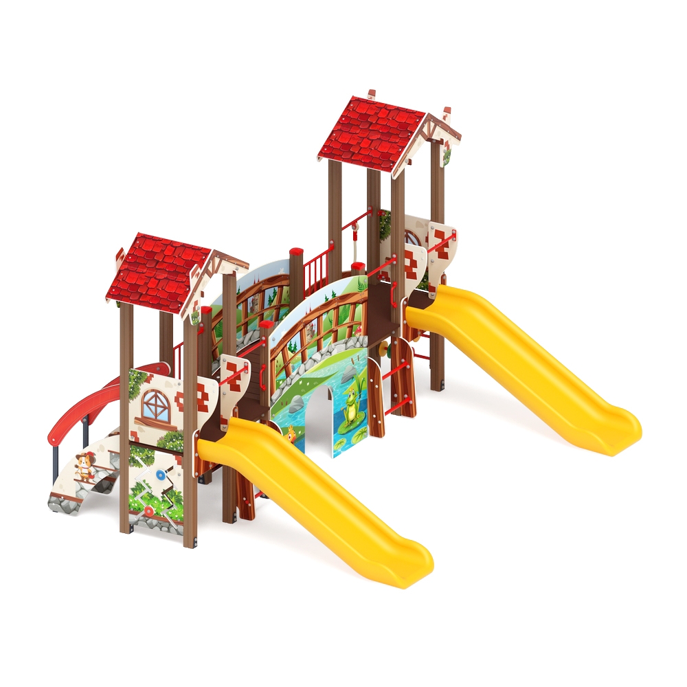 В ГОСТЯХ У СКАЗКИ детский игровой комплекс ДИК 1.05.01-20 (H=900)