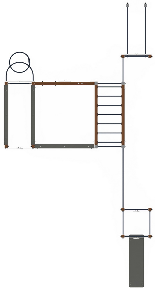 Детская площадка Спортивная серия СК 2.01.07-01