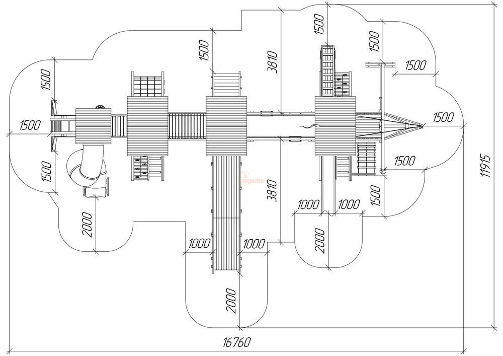 Игровой комплекс Савушка 9 (Black)