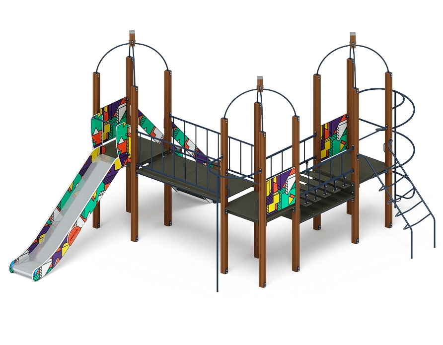 НАВИНА (Геометрия) детский игровой комплекс ДИК 2.09.06-02 (H=1500)