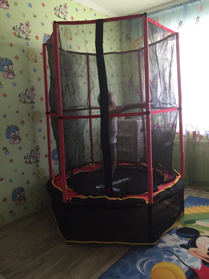 Батут детский с сеткой MF-T55SN ( Улучшенный аналог MFT05R)