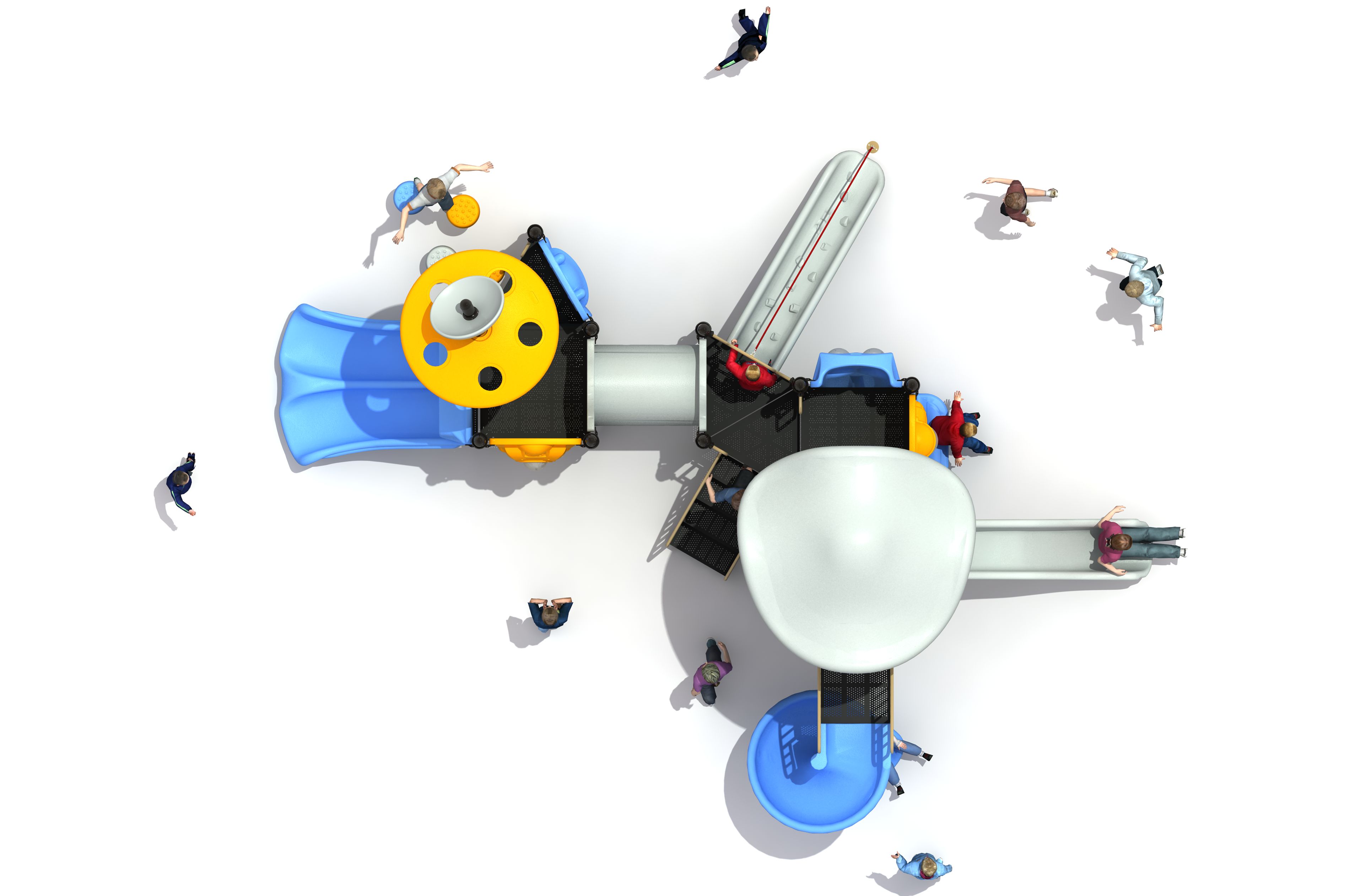 Детская игровая площадка Air-Gym Play Жить, Играть, Учиться WD-UT153, серия Пространство