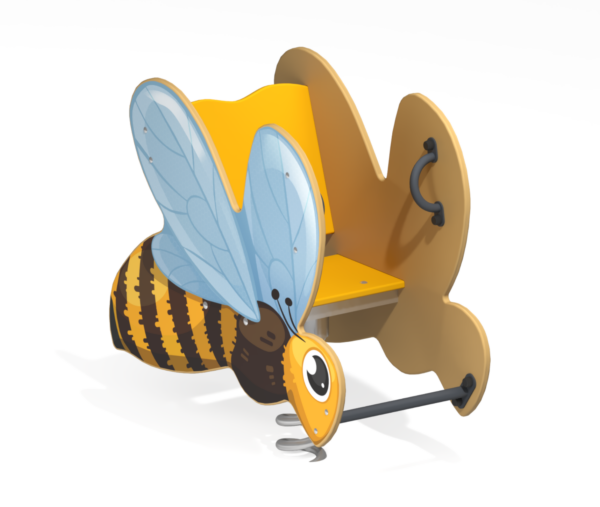 Качалка на пружине для детской площадки Пчела КБ-13