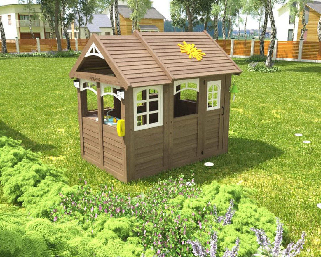 Детский домик IgraGrad Коттедж 2