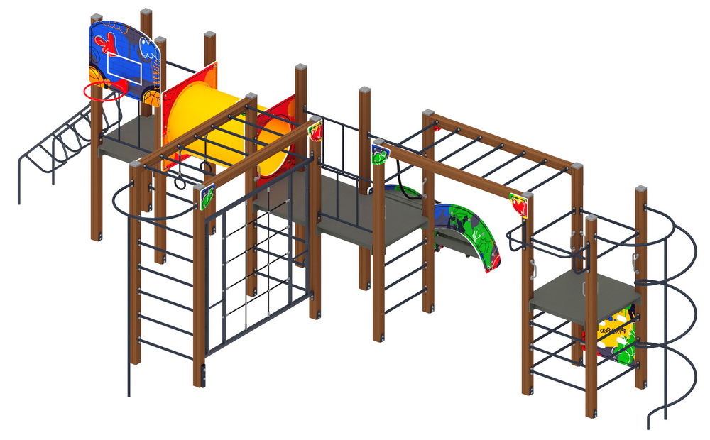 Детская площадка Спортивная серия СК 2.01.03-01.1