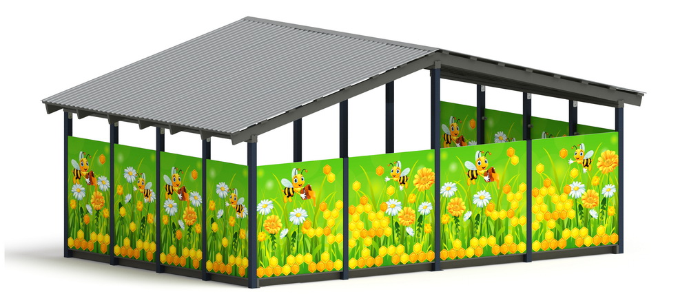 Теневой навес (Пчёлка) МФ 70.6.4-05