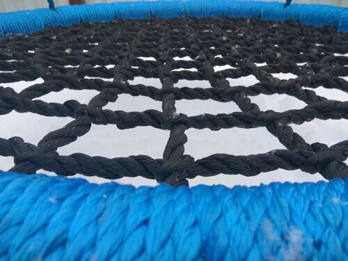 Качели-гнездо ХИТ 100 см толстый обод + толстая сеть