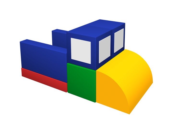 Мягкий игровой комплекс САМОСВАЛ Romana (ДМФ-МК-08.84.00)