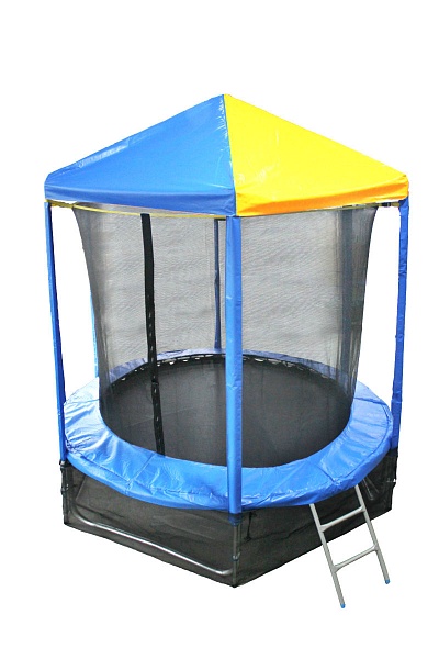 БАТУТ OPTIFIT LIKE BLUE 8FT С КРЫШЕЙ