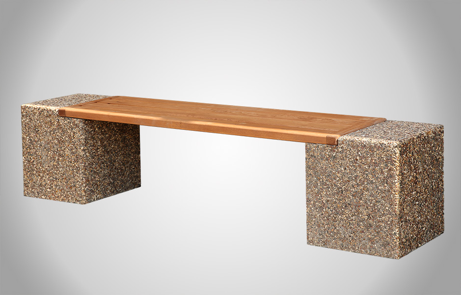 Скамья бетонная С-25 (Евро-2)