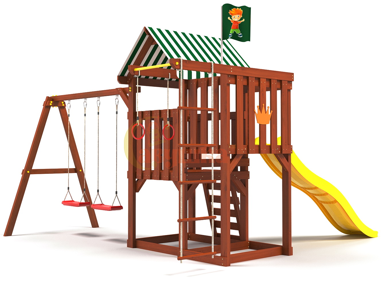 Детская площадка Савушка TooSun 3Plus (горка 2,2 м)