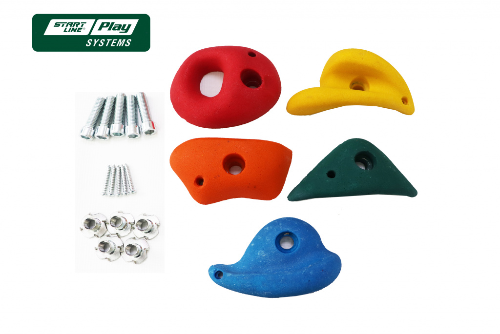 Захваты для скалолазания для детской площадки slp systems