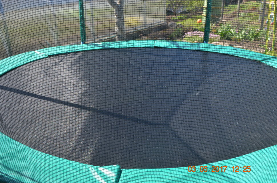 Батут с защитной сеткой "Trampoline 12" диаметр 3,7 м (батуты)