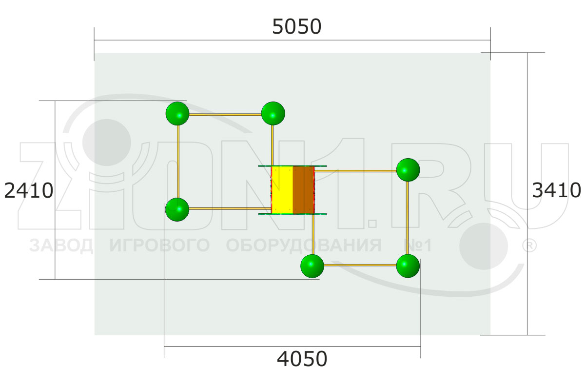 Песочный комплекс ZION Дворик (П040)