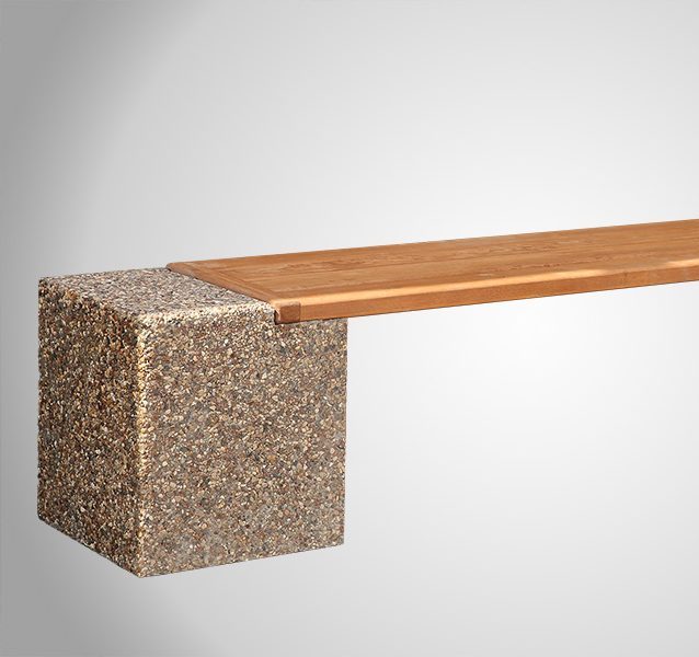 Скамья бетонная С-25 (Евро-2)