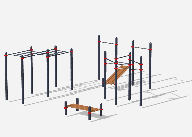 Уличный атлетический комплекс ВОРКАУТ 32 (108)