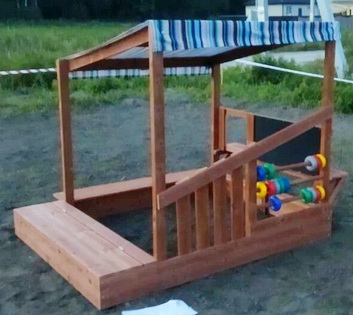 Игровой комплекс Песочный дворик Савушка-2