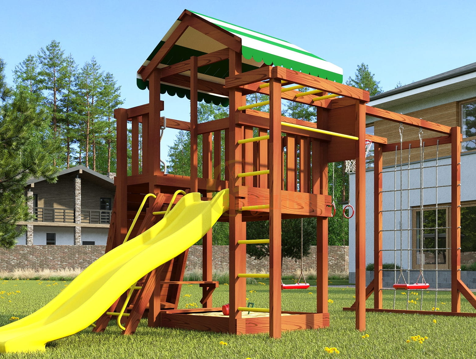 Детская площадка Савушка ХИТ 3