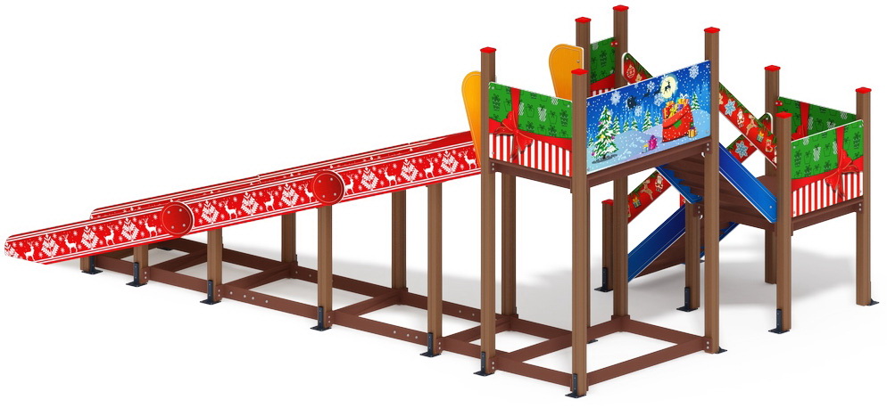 Горка зимняя (Н=2000) (Новый год) ИО 49.01.02-01