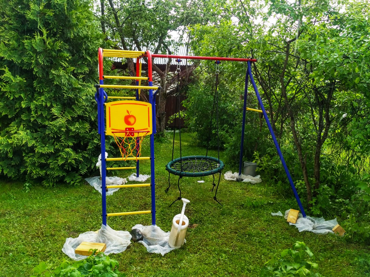 Уличный детский спортивный комплекс для дачи (ДСК) "Пионер Юла ТК"