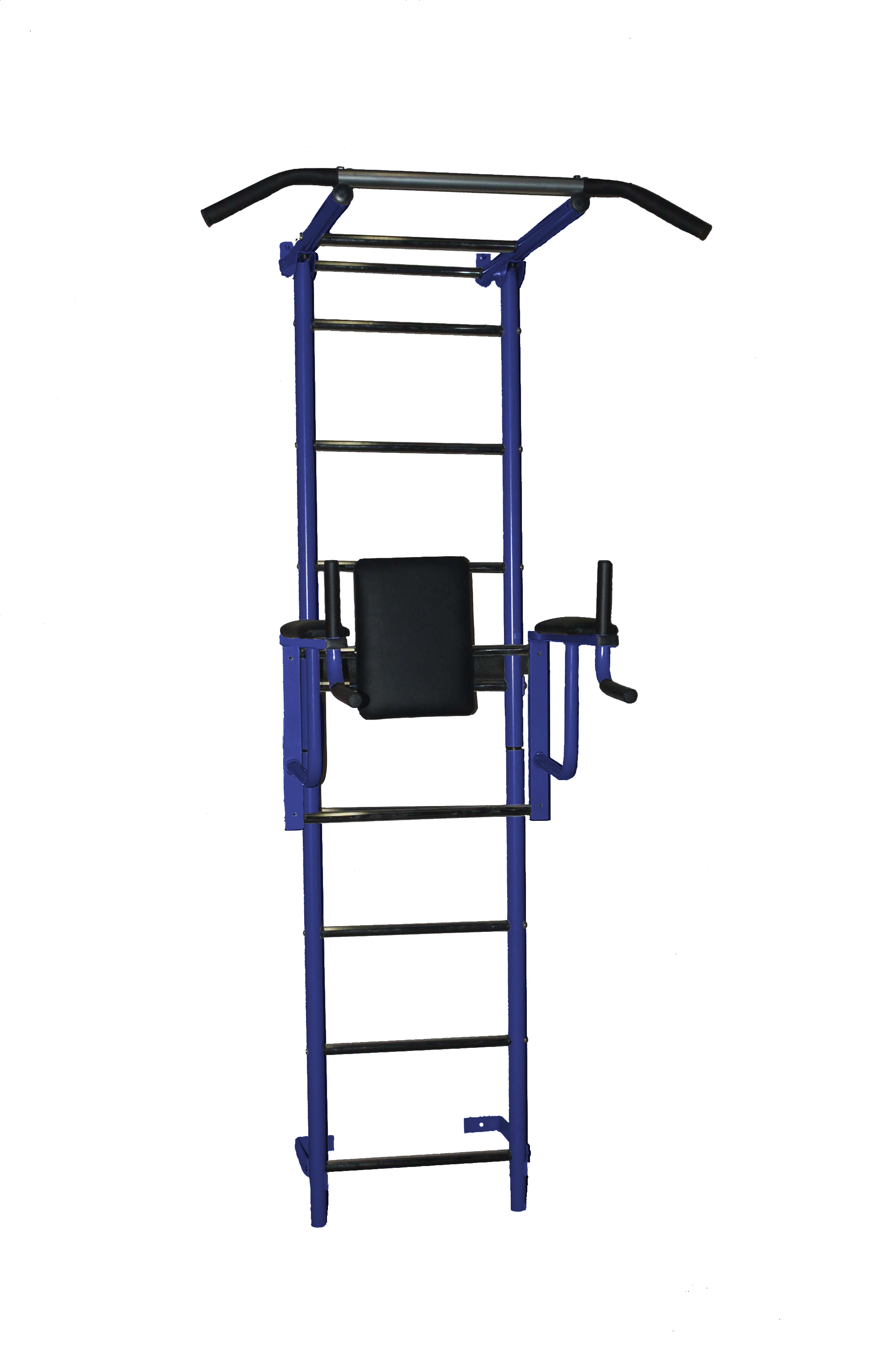 ДСК "Крепыш плюс " пристенный с брусьями - 2 синий