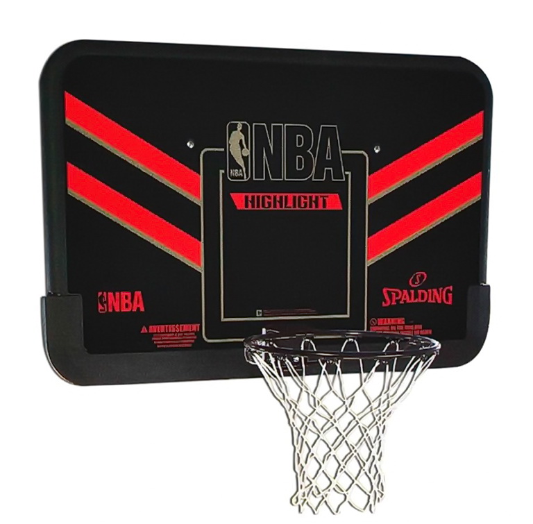 Щит баскетбольный Spalding HIGHLIGHT COMBO – 44” RECT. COMPOSITE (01.20.Sp.HL)