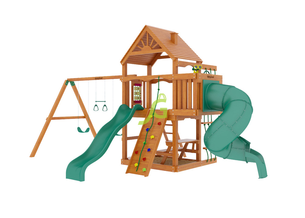 Детская площадка IgraGrad Шато с трубой (дерево)