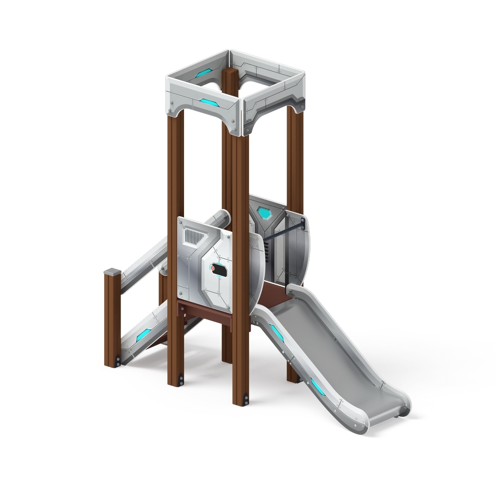 КОРОЛЕВСТВО (Техно) горка Н-750 ИО 41.15.01-02