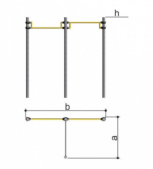 Турник Workout Romana 204.14.00