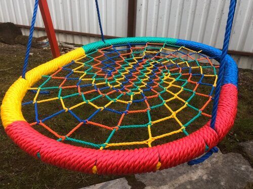 Качели-гнездо овальные 120х140 см