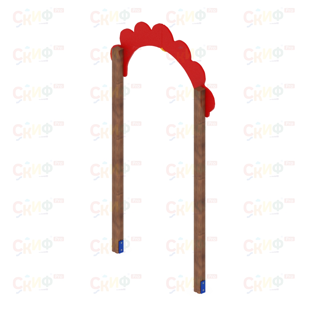 Ограждение для детской площадки АРКА РОМАШКА МФ 80.16.02