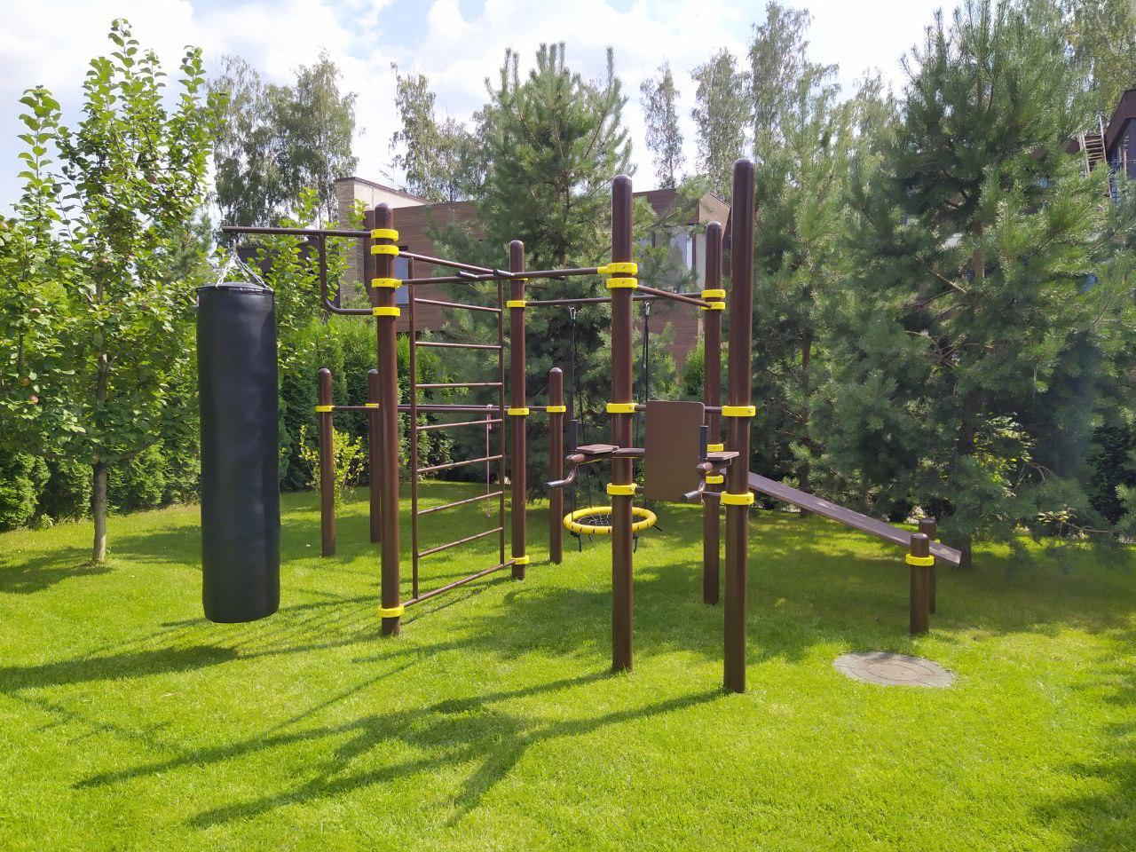 Кронштейн для груши на двух хомутах