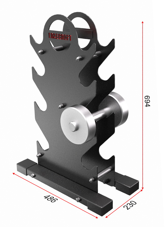 Стойка для гантелей, держатель для тяжелых весов (13.402.005)