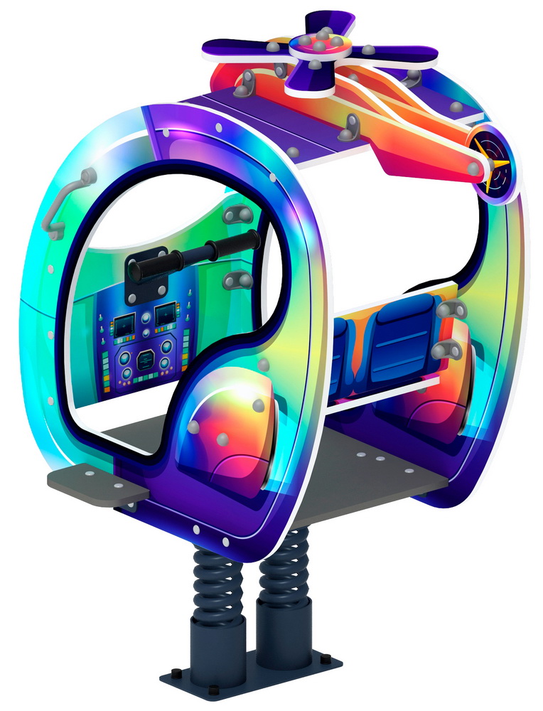 ВЕРТОЛЁТИК качалка на пружине ИО 23.03.04-02