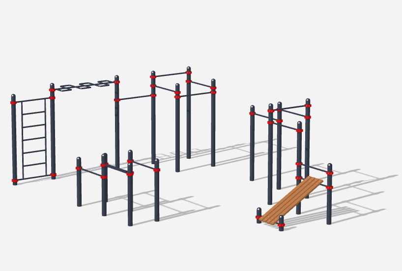 Уличный атлетический комплекс ВОРКАУТ 34 (108)