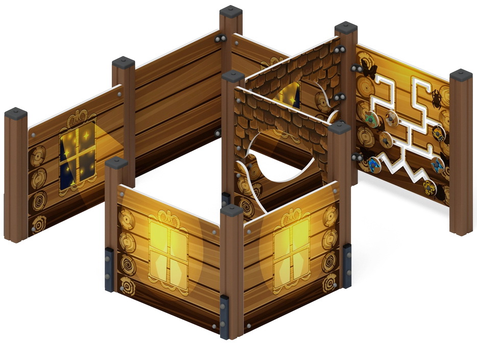 Лабиринт КУБИК 1 (Эко) игровая форма МФ 20.01.01-02