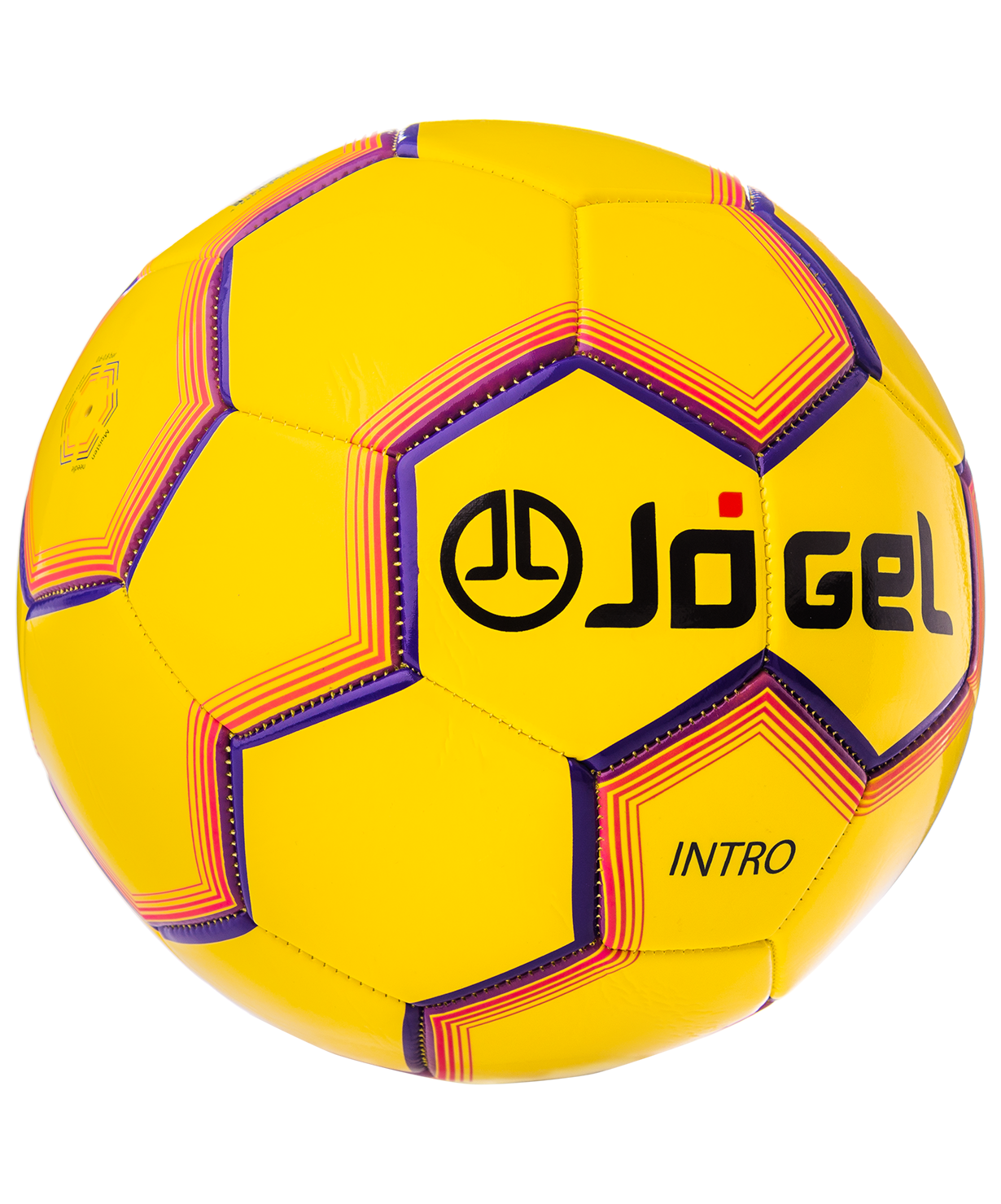 Мяч футбольный JS-100 Intro №5, желтый