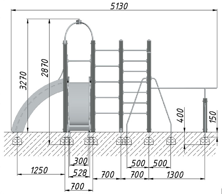 Детский игровой комплекс ZION Ирбис (КД016)