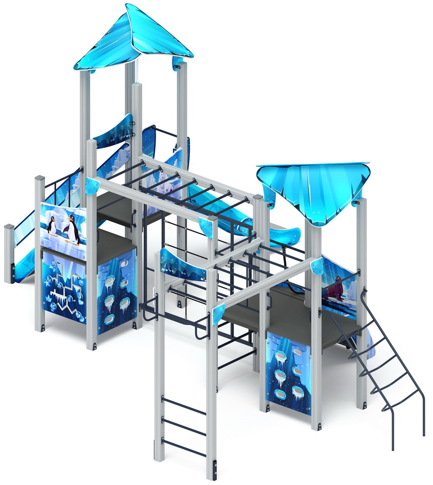 ВОЛШЕБНЫЙ ГОРОД детский игровой комплекс ДИК 2.19.01-02 (H=1500)