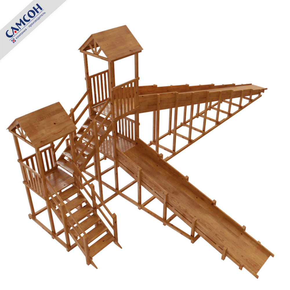 Детская зимняя горка ЗИМА Самсон