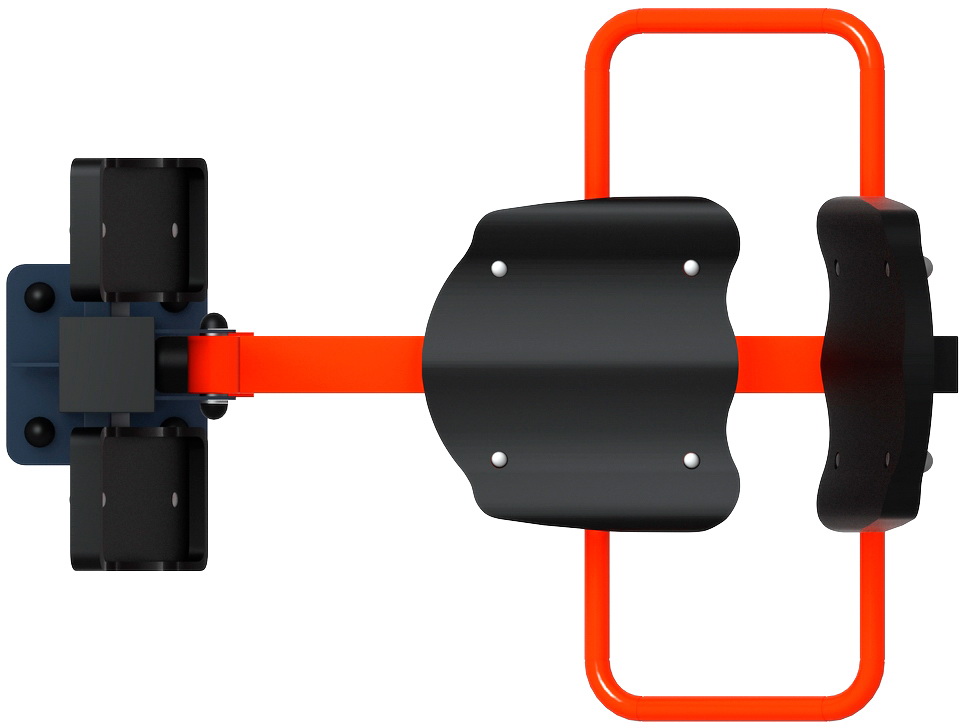 Тренажер уличный ЖИМ НОГАМИ (красный) СТ 011-11