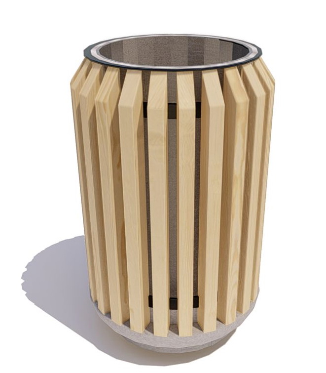 Урна с бетонным основанием У-21